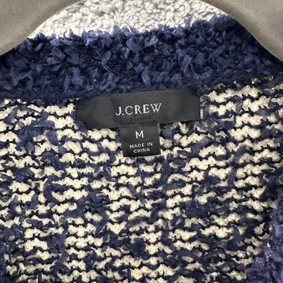 J. Crew Women's Medium Crop Long‎ Sleeve Jacket Open Front Office Work Business - Picture 3 of 10